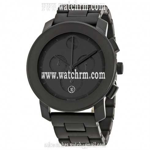 Movado Bold Chronograph Black Bracelet Men's Watch 3600048