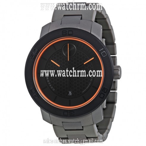 Movado Bold Matte Black Dial Men's Watch 3600098