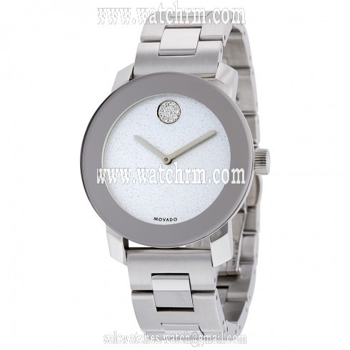 Movado Bold Silver Dial Stainless Steel LadiesWatch 3600334