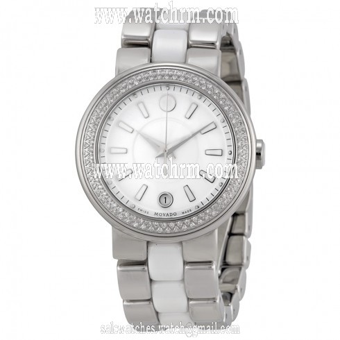 Movado Cerena Stainless Steel Diamond Ladies Watch 0606624
