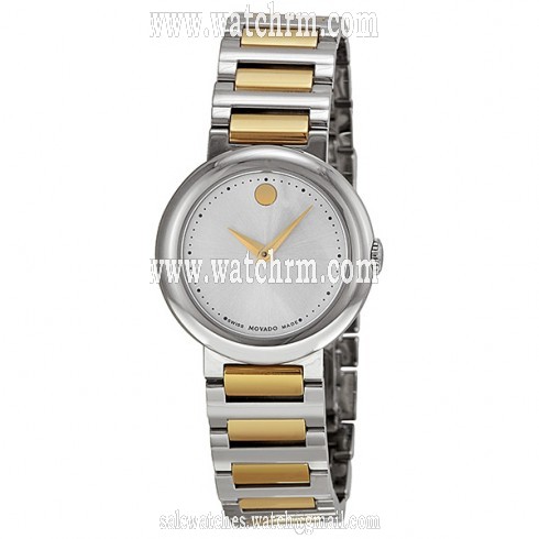 Movado Concerto Two-Tone Stainless Steel Ladies Watch 0606703