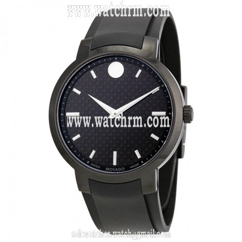Movado Gravity Black Carbon Fiber Men's Watch 0606849