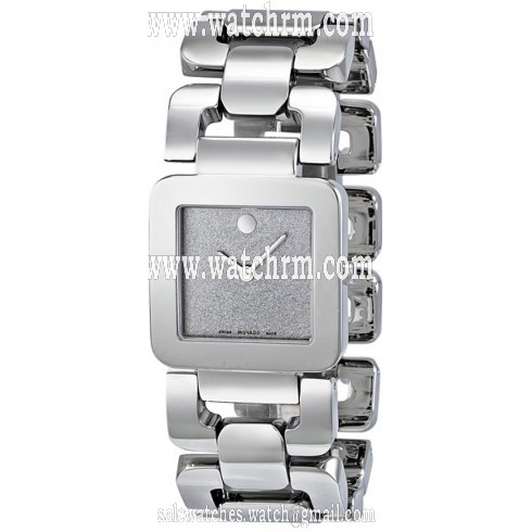 Movado Luma Silver Dial Stainless Steel Ladies Watch 0606544