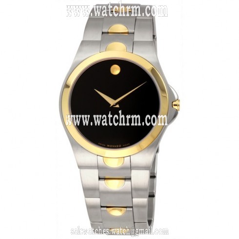 Movado Luno Two-Tone Men's Watch 0605635