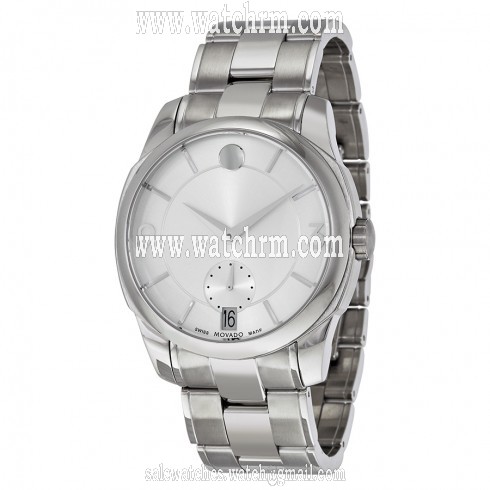 Movado LX Silver Dial Stainless Steel Men's Watch 0606627