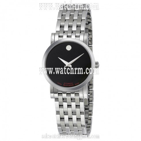 Movado Museum Black Dial Ladies Watch 0606107
