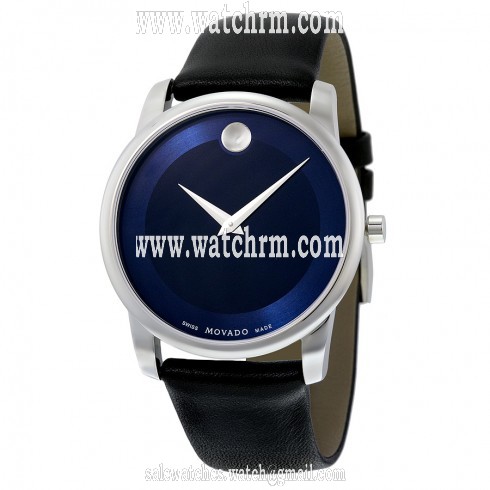 Movado Museum Blue Dial Stainless Steel Men's Watch 0606610