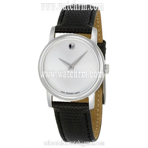Movado Museum Silver Dial Stainless Steel Ladies Watch 2100003