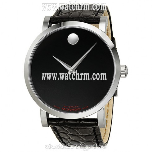 Movado Red Label Automatic Black Dial Stainless Steel Men's Watch 0606112