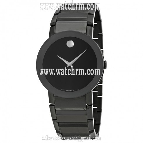 Movado Sapphire PVD Black Bracelet Men's Watch 0606307