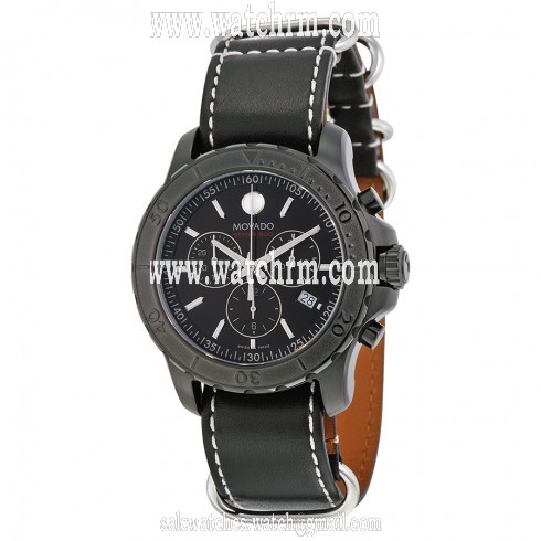 Movado Series 800 Black Dial Chronograph Men's Watch 2600131