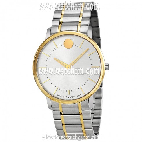 Movado Silver Dial Two-tone Men's Watch 0606689