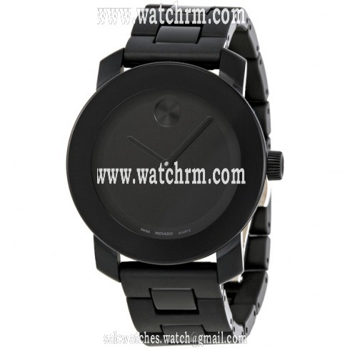 Movado Small Bold Black Dial Black Bracelet Quartz Ladies Watch 3600049