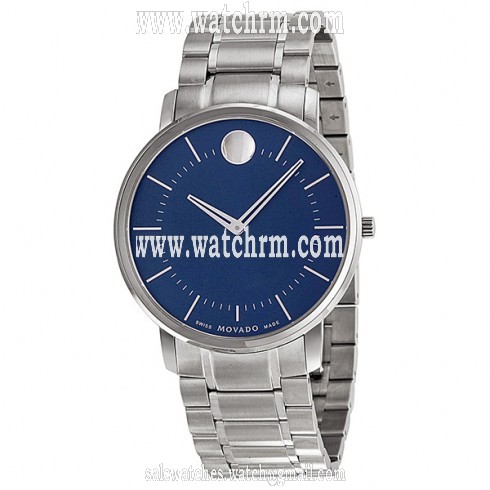 Movado TC Blue Dial Stainless Steel Men's Watch 0606688