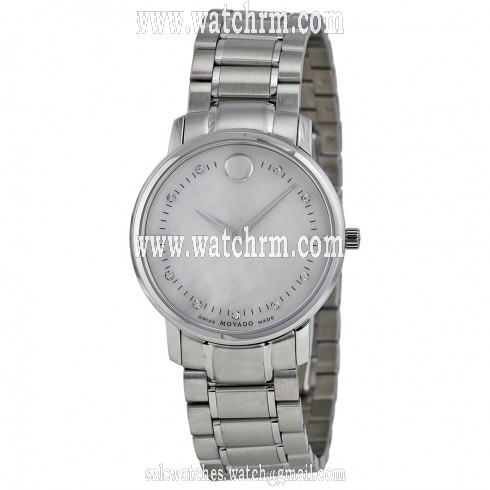 Movado TC Diamond Mother of Pearl Dial Stainless Steel Ladies Watch 0606691