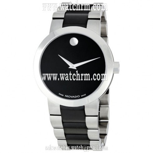 Movado Vertido Black PVD and Stainless Steel Men's Watch 0606373