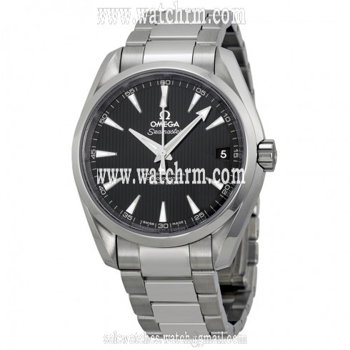 Omega Aqua Terra Black Dial Stainless Steel Men's Watch 23110392101002