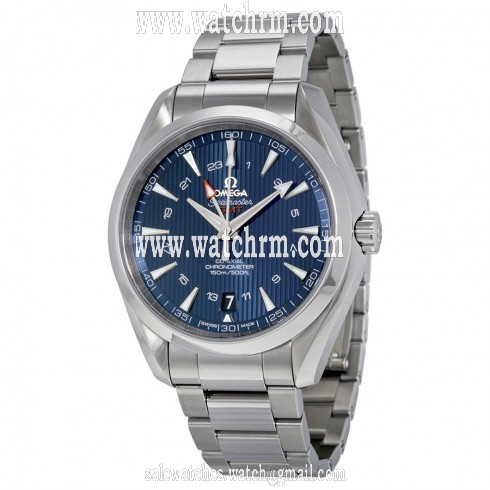 Omega Aqua Terra Blue Dial Stainless Steel Men's Watch 23110432203001
