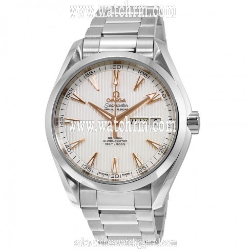 Omega Aqua Terra Co-Axial Annual Calendar Silver Dial Men's Watch 231.10.43.22.02.003