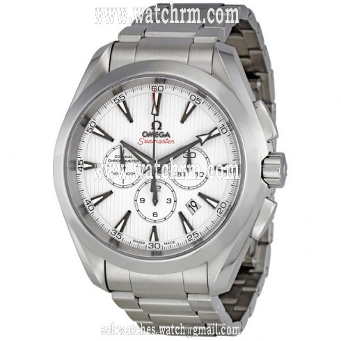 Omega Aqua Terra Silver Dial Chronograph Automatic Men's Watch 23110445004001