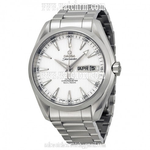 Omega Aqua Terra Silver Dial Stainless Steel Automatic Men's Watch 23110432202001