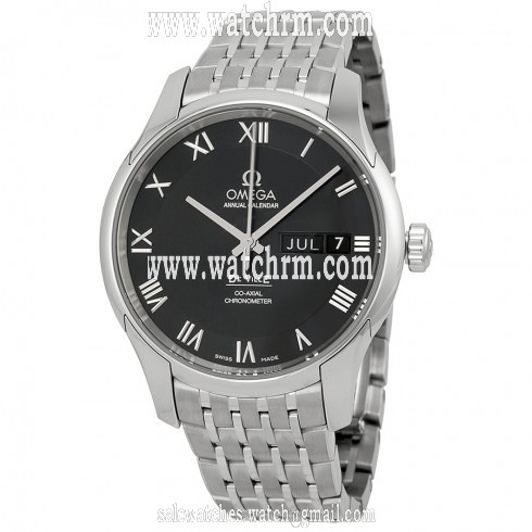 Omega Black Dial Stainless Steel Automatic Men's Watch 43110412201001