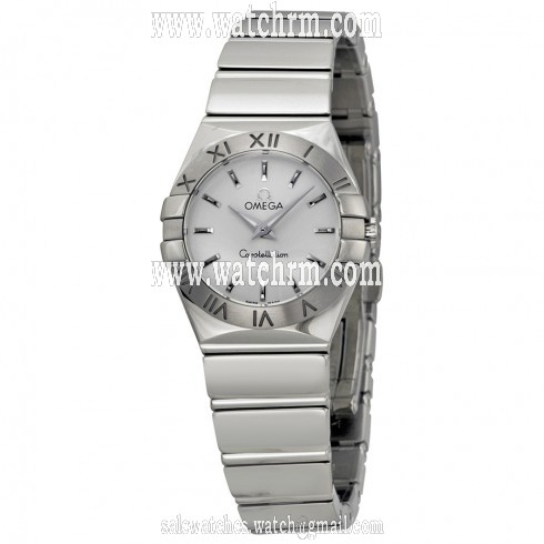Omega Constellation 09 Silver Dial Stainless Steel Ladies Watch 123.10.24.60.02.002