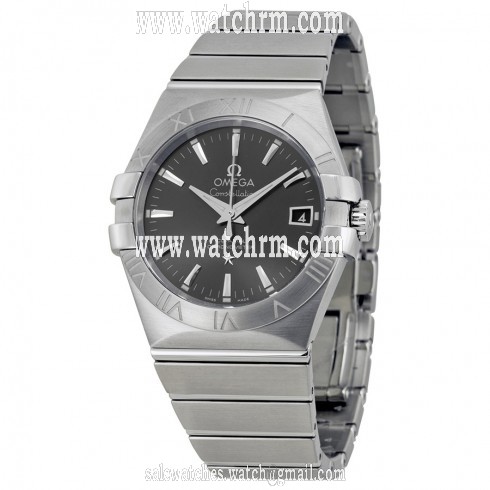 Omega Constellation Automatic Grey Dial Stainless Steel Men's Watch 12310352006001