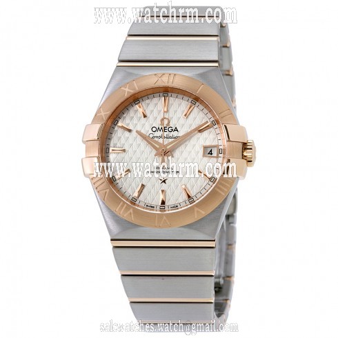 Omega Constellation Automatic Silver Dial Two-tone Stainless Steel Men's Watch 123.20.35.20.02.005
