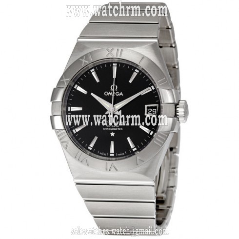 Omega Constellation Black Dial Automatic Men's Watch 12310382101001