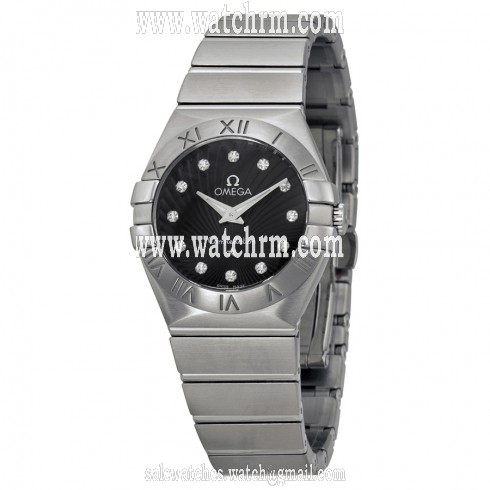 Omega Constellation Stainless Steel Ladies Watch 123.10.27.60.51.001