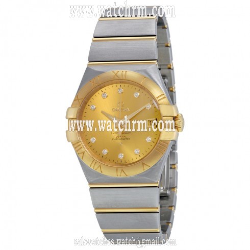 Omega Constellation Champagne Dial Unisex Watch 123.20.35.20.58.001