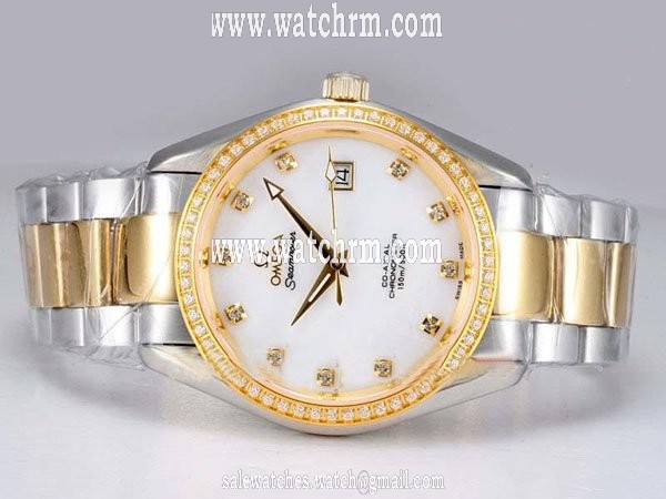 Omega Constellation Chronometer 123.25.35.20.52.002 Gold 18k Gold Strap White Dial 38mm Watch
