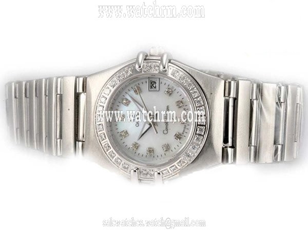 Omega Constellation Chronometer 123.57.35.20.55.005 Round Quartz Womens Watch