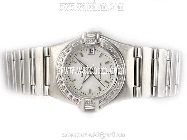 Omega Constellation Chronometer 123.57.35.20.55.005 Round Womens Quartz Watch