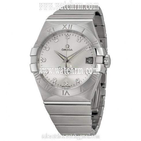 Omega Constellation Silver Dial Stainless Steel Men's Watch 12310382152001