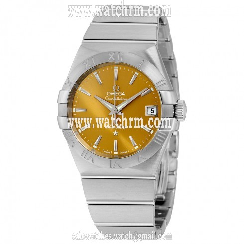 Omega Constellation Co-Axial Bronze Dial Stainless Steel Men's Watch 12310382110001