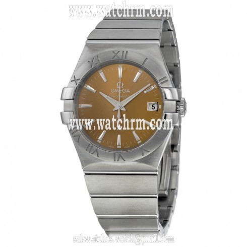 Omega Constellation Co-Axial Bronze Dial 35 mm Men's Watch 123.10.35.20.10.001