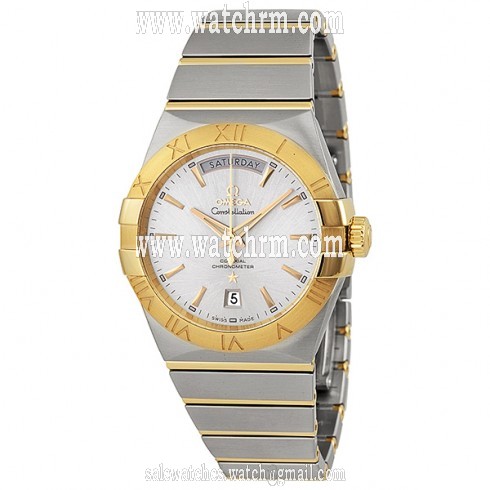 Omega Constellation Day Silver Dial Gold and Steel Men's Watch 12320382202002