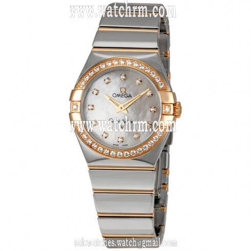 Omega Constellation Diamond Dial Ladies Watch 123.25.27.60.55.005