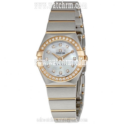 Omega Constellation Mini Diamond Ladies Watch 12325246055001