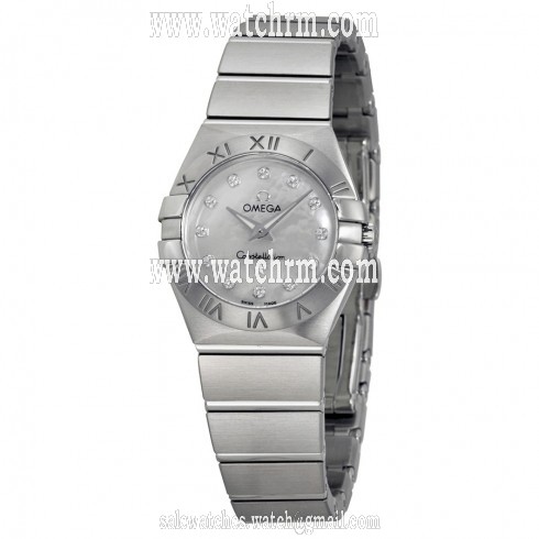 Omega Constellation Mother of Pearl Dial 24 mm Ladies Watch 123.10.24.60.55.001