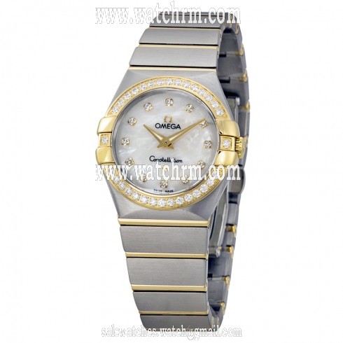 Omega Constellation Mother of Pearl Dial Ladies Watch 123.25.27.60.55.003