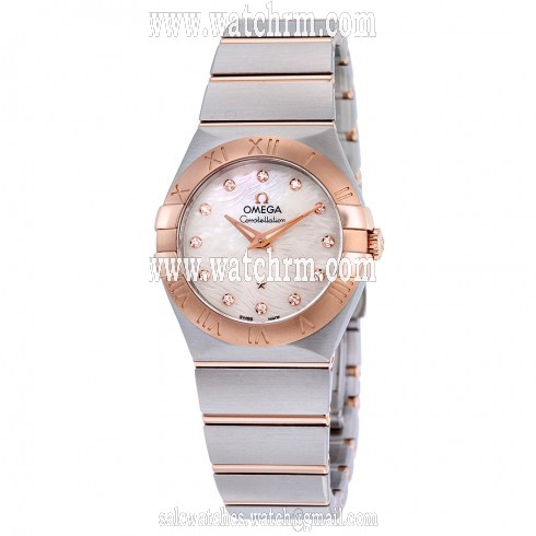 Omega Constellation Mother Of Pearl Dial Quartz Ladies Watch 123.20.27.60.55.007
