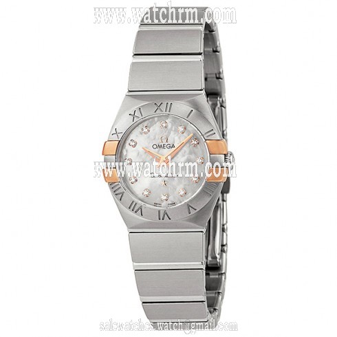 Omega Constellation Mother of Pearl Dial Stainless Steel Ladies Watch 12320246055005