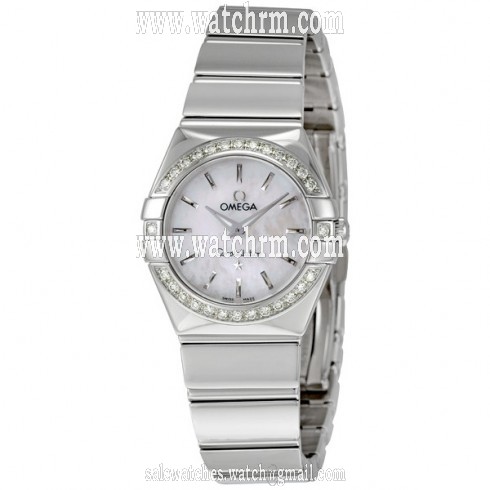 Omega Constellation Mother of Pearl Diamond Ladies Watch 12315246005002