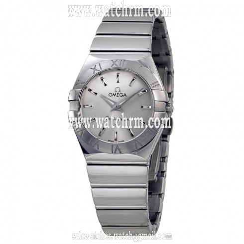 Omega Constellation Polished Stainless Steel Ladies Watch 12310276002002