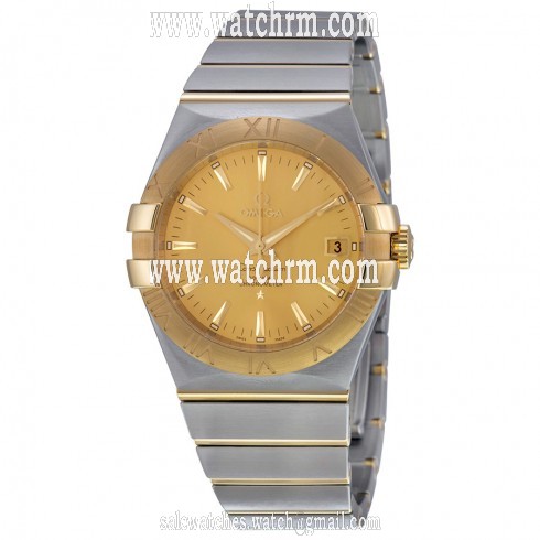 Omega Constellation Two Tone Men's Watch 12320352008001