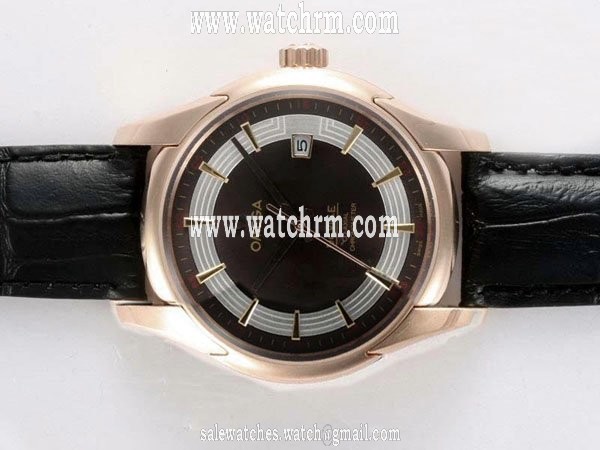 Omega De Ville Co-Axial Chronometer 431.63.41.21.02.001 Round Automatic Black Dial Watch