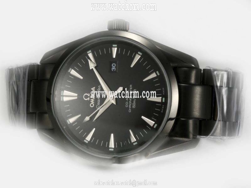 Omega De Ville Co-Axial Chronometer 4531.51.00 PVD Case PVD Bezel Watch